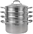 Кастрюля-пароварка Rondell RDS-1103 16.7л. d=26см (с крышкой) стальной
