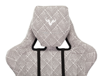 Кресло игровое Zombie VIKING LOFT серый Loft ромбик с подголов. крестов. металл - купить недорого с доставкой в интернет-магазине