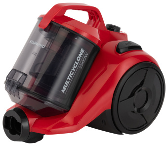 Пылесос Starwind SCV2550 2500Вт красный/черный - купить недорого с доставкой в интернет-магазине