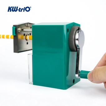 Точилка для карандашей механическая Kw-Trio 305Agrn 1 отверстие пластик зеленый - купить недорого с доставкой в интернет-магазине