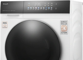 Стиральная машина Weissgauff WMD 62210 Direct Drive Touch Inverter Steam класс: B загр.фронтальная макс.:10.5кг (с сушкой) белый - купить недорого с доставкой в интернет-магазине