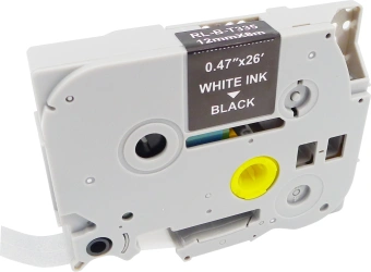 Картридж ленточный Cactus CS-TZE335 TZe-335 белый на черном 12x8 для Brother 1010/1280/1280VP/2700VP - купить недорого с доставкой в интернет-магазине