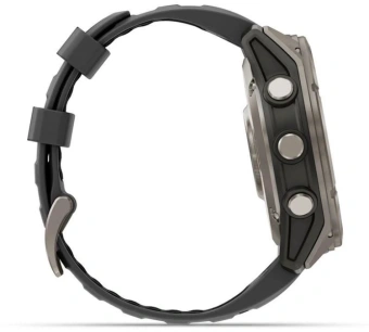 Смарт-часы Garmin Fenix 8 Pro 51мм 1.4" AMOLED корп.серебристый рем.черный разм.брасл.:127-225мм (010-03199-11) - купить недорого с доставкой в интернет-магазине