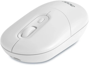 Мышь Acer OMR301 белый оптическая 1600dpi беспров. BT/Radio USB 4but (ZL.MCECC.01U) - купить недорого с доставкой в интернет-магазине