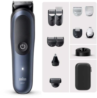 Триммер Braun Series 5 AIO7580 синий - купить недорого с доставкой в интернет-магазине