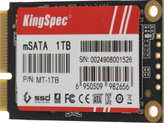 Накопитель SSD Kingspec SATA-III 1TB MT-1TB MT Series mSATA - купить недорого с доставкой в интернет-магазине