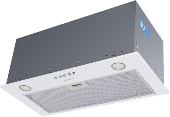 Вытяжка встраиваемая Maunfeld Crosby Power 50 белый управление: кнопочное (1 мотор) - купить недорого с доставкой в интернет-магазине