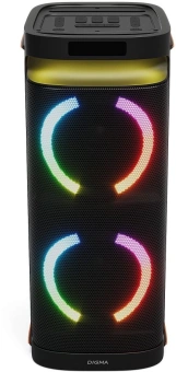 Минисистема Digma D-MC1750 черный 60Вт FM USB BT micro SD - купить недорого с доставкой в интернет-магазине