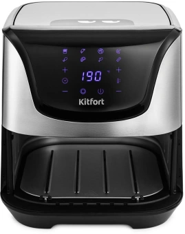 Аэрогриль Kitfort КТ-2232 4.9л 1700Вт серебристый/черный - купить недорого с доставкой в интернет-магазине