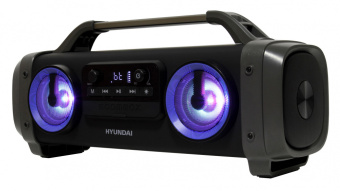 Аудиомагнитола Hyundai H-PCD400 черный 28Вт MP3 FM(dig) USB BT microSD - купить недорого с доставкой в интернет-магазине