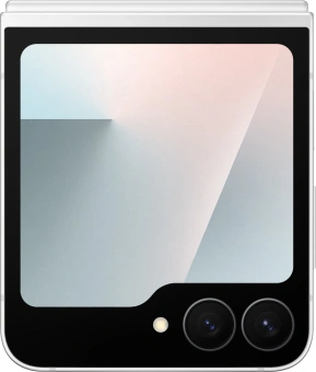 Смартфон Samsung SM-F761B Galaxy Flip7 FE 128Gb 8Gb белый раскладной 3G 4G 1Sim 6.7" 1080x2640 Android 16 50Mpix 802.11 a/b/g/n/ac/ax NFC GPS GSM900/1800 GSM1900 Protect - купить недорого с доставкой в интернет-магазине