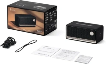 Колонка порт. Edifier ES60 черный 34W 1.0 BT/USB - купить недорого с доставкой в интернет-магазине