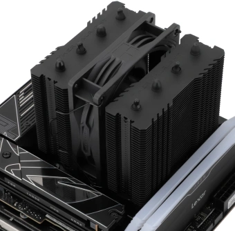 Устройство охлаждения(кулер) Thermalright Peerless Assassin 90 SE Soc-AM5/AM4/1151/1200/1700 черный 4-pin 23.8dB Al+Cu Ret (PA90-SE-BL) - купить недорого с доставкой в интернет-магазине