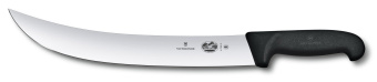 Нож кухонный Victorinox Fibrox (5.7303.31) стальной для стейка лезв.310мм прямая заточка черный - купить недорого с доставкой в интернет-магазине