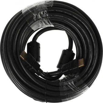 Кабель аудио-видео Ningbo HDMI (m)/HDMI (m) 10м. феррит.кольца позолоч.конт. черный (HDMI-10M-MG(VER1.4)) - купить недорого с доставкой в интернет-магазине