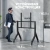 Стойка для телевизора Onkron TS2081 черный 70"-110" макс.120.5кг напольный мобильный - купить недорого с доставкой в интернет-магазине