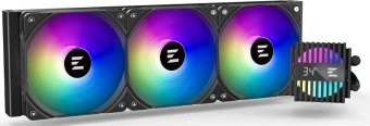 Система водяного охлаждения Zalman Alpha2 A36 ARGB Soc-AM5/AM4/1151/1200/2066/2011/1700 черный 4-pin 29.7dB Al LCD 350W Ret (ALPHA2 A36 BLACK) - купить недорого с доставкой в интернет-магазине