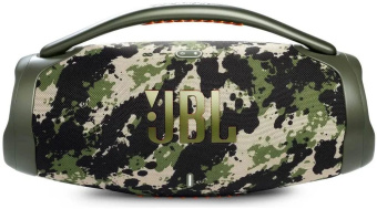Колонка порт. JBL Boombox 3 камуфляж 180W 2.1 BT/USB 10000mAh (JBLBOOMBOX3SQUAD(EP/UK/AM)) - купить недорого с доставкой в интернет-магазине