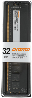 Память DDR4 32Gb 2666MHz Digma DGMAD42666032D RTL PC4-21300 CL19 DIMM 288-pin 1.2В dual rank - купить недорого с доставкой в интернет-магазине