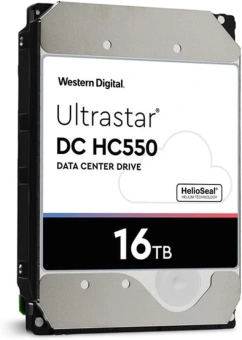 Жесткий диск WD SAS 3.0 16TB 0F38361 WUH721816AL5204 Server Ultrastar DC HC550 (7200rpm) 512Mb 3.5" - купить недорого с доставкой в интернет-магазине