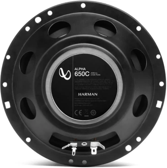 Колонки автомобильные Infinity Alpha 650C 315Вт 91дБ 4Ом 16.5см (6 1/2дюйм) (ком.:4кол.) компонентные двухполосные - купить недорого с доставкой в интернет-магазине
