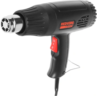 Технический фен RedVerg HG2000 Basic 2000Вт темп.300/600С - купить недорого с доставкой в интернет-магазине