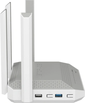 Роутер беспроводной Keenetic Netcraze Ultra (NC-1812) BE7200 10/100/1000/2500BASE-TX/4G ready белый - купить недорого с доставкой в интернет-магазине