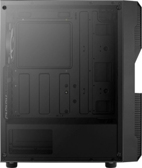 Корпус Aerocool Menace Saturn FRGB-G-BK-v1 черный без БП ATX 7x120mm 2x140mm 2xUSB3.0 audio bott PSU - купить недорого с доставкой в интернет-магазине