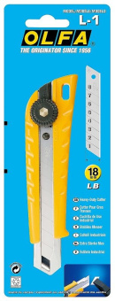 Нож строит. Olfa OL-L-1 18мм лезв.1шт - купить недорого с доставкой в интернет-магазине