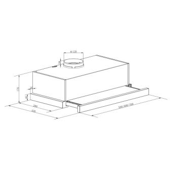 Вытяжка встраиваемая Lex Hubble G 600 черный/стекло черное управление: кнопочное (1 мотор) - цена, купить или заказать с доставкой в интернет-магазине Вытяжка встраиваемая Lex Hubble G 600 черный/стекло черное управление: кнопочное (1 мотор) - купить недорого с доставкой в интернет-магазине