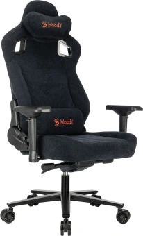 Кресло игровое A4Tech Bloody GC-660 черный Formula 999 искусственная замша с подголов. крестов. металл - купить недорого с доставкой в интернет-магазине
