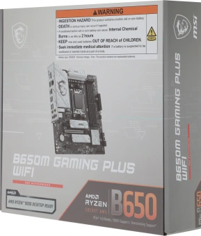 Материнская плата MSI B650M GAMING PLUS WIFI Socket AM5 AMD B650 4xDDR5 mATX AC`97 8ch(7.1) 2.5Gg RAID+VGA+HDMI+DP - купить недорого с доставкой в интернет-магазине