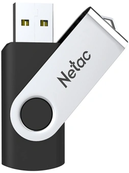Флеш Диск Netac 64GB U505 NT03U505N-064G-32BK USB3.0 черный/серебристый - купить недорого с доставкой в интернет-магазине