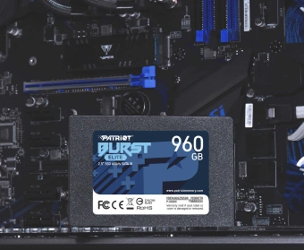 Накопитель SSD Patriot SATA-III 960GB PBE960GS25SSDR Burst Elite 2.5" - купить недорого с доставкой в интернет-магазине