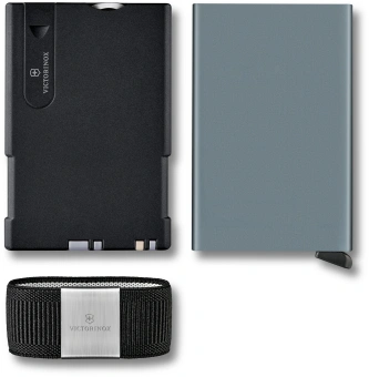 Швейцарская карта Victorinox Smart Card Wallet Sharp (0.7250.36) серый коробка подарочная - купить недорого с доставкой в интернет-магазине