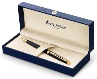 Ручка шариков. Waterman Hemisphere (S0920670) Mars Black GT M син. черн. подар.кор. - купить недорого с доставкой в интернет-магазине