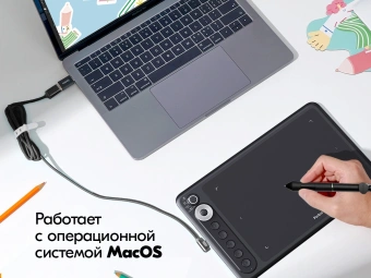 Графический планшет Parblo Intangbo X7 USB Type-C черный - купить недорого с доставкой в интернет-магазине