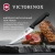 Нож кухонный Victorinox Fibrox (5.2003.15) стальной разделочный лезв.150мм прямая заточка черный блистер - купить недорого с доставкой в интернет-магазине