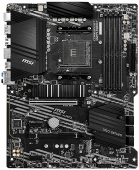 Материнская плата MSI B550-A PRO Soc-AM4 AMD B550 4xDDR4 ATX AC`97 8ch(7.1) GbLAN RAID+HDMI+DP - купить недорого с доставкой в интернет-магазине