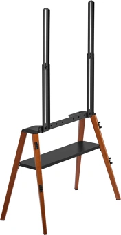 Подставка для телевизора Cactus CS-ST3645BKWN черный/орех 43"-65" макс.40кг напольный - купить недорого с доставкой в интернет-магазине