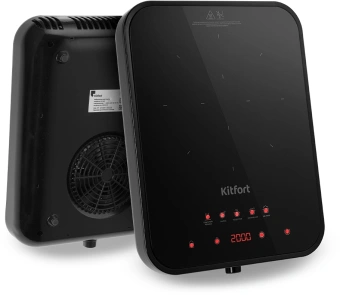 Плита Инфракрасная Kitfort КТ-141 черный стеклокерамика (настольная) - купить недорого с доставкой в интернет-магазине