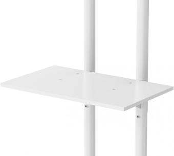 Стойка для телевизора Cactus CS-ST04 белый 37"-70" макс.68кг напольный мобильный - купить недорого с доставкой в интернет-магазине