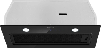 Вытяжка встраиваемая Weissgauff Dubhe 600 Touch черный управление: кнопочное (1 мотор) - купить недорого с доставкой в интернет-магазине