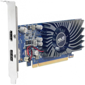Видеокарта Asus PCI-E GT1030-2G-BRK NVIDIA GeForce GT 1030 2048Mb 64 GDDR5 1228/6008 HDMIx1 DPx1 HDCP Ret low profile - купить недорого с доставкой в интернет-магазине