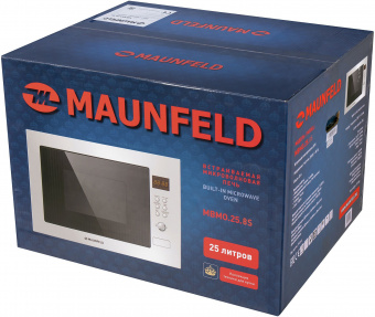 Микроволновая печь Maunfeld MBMO.25.8S 25л. 900Вт нержавеющая сталь/черный (встраиваемая) - купить недорого с доставкой в интернет-магазине
