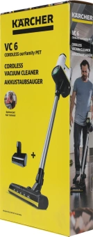 Пылесос Karcher VC 6 Cordless серебристый/белый - купить недорого с доставкой в интернет-магазине