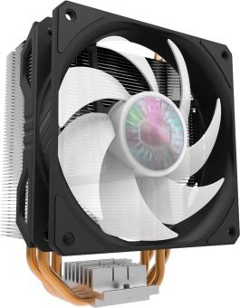 Устройство охлаждения(кулер) Cooler Master Hyper 212 ARGB ARGB Soc-AM5/AM4/1200/1700/1851 серебристый/черный 4-pin 9-31dB Al+Cu 150W 465gr Ret (RR-2V2L-18PA-R1) - купить недорого с доставкой в интернет-магазине