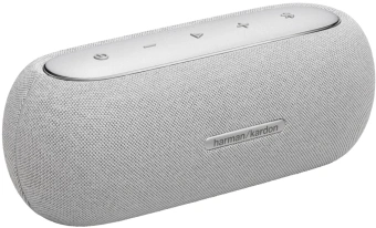 Колонка порт. Harman Kardon Luna Google Assistant, Amazon Alexa серый 40W 1.0 BT/Wi-Fi 4800mAh (HKLUNAGRYEU) - купить недорого с доставкой в интернет-магазине