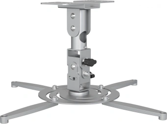 Кронштейн для проектора Cactus CS-VM-PR04-AL серебристый макс.22кг потолочный поворот и наклон - купить недорого с доставкой в интернет-магазине