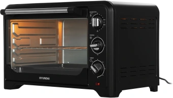 Мини-печь Hyundai MIO-HY092 35л. 1600Вт черный - купить недорого с доставкой в интернет-магазине